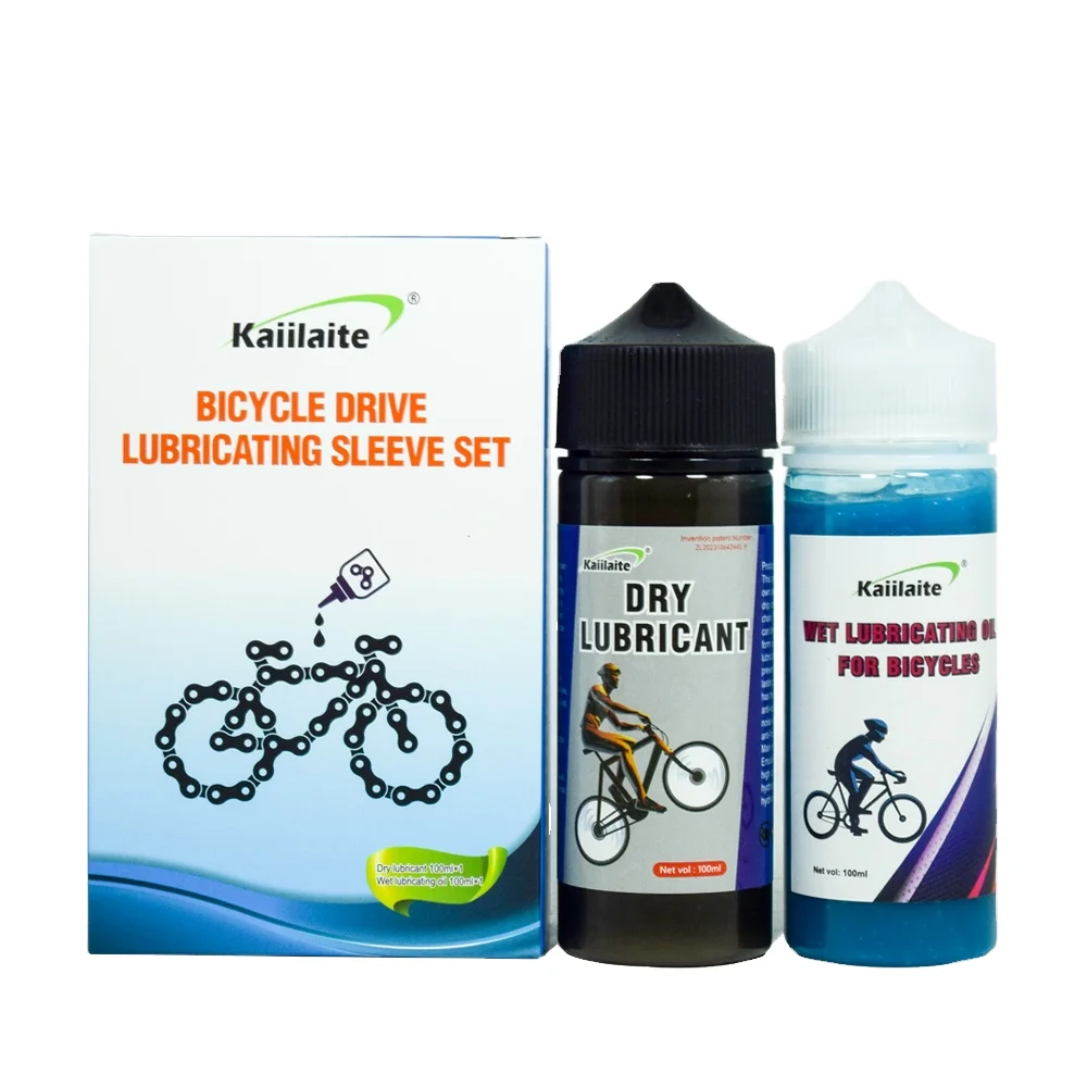 Customizable 100ml Bicycle Chain Oil Sets Wet/Dry Wax Lubricant Various Cleaner Sample Service Customizable Bicycle Chain Lube