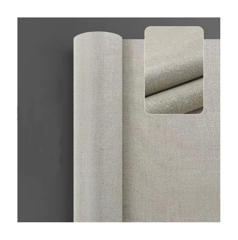 DIY Oil Painting unprimed Linen Fabric Art Blank Pure Linen Canvas Roll Rain Dew Hemp For Diy Adult And Kids Drawing