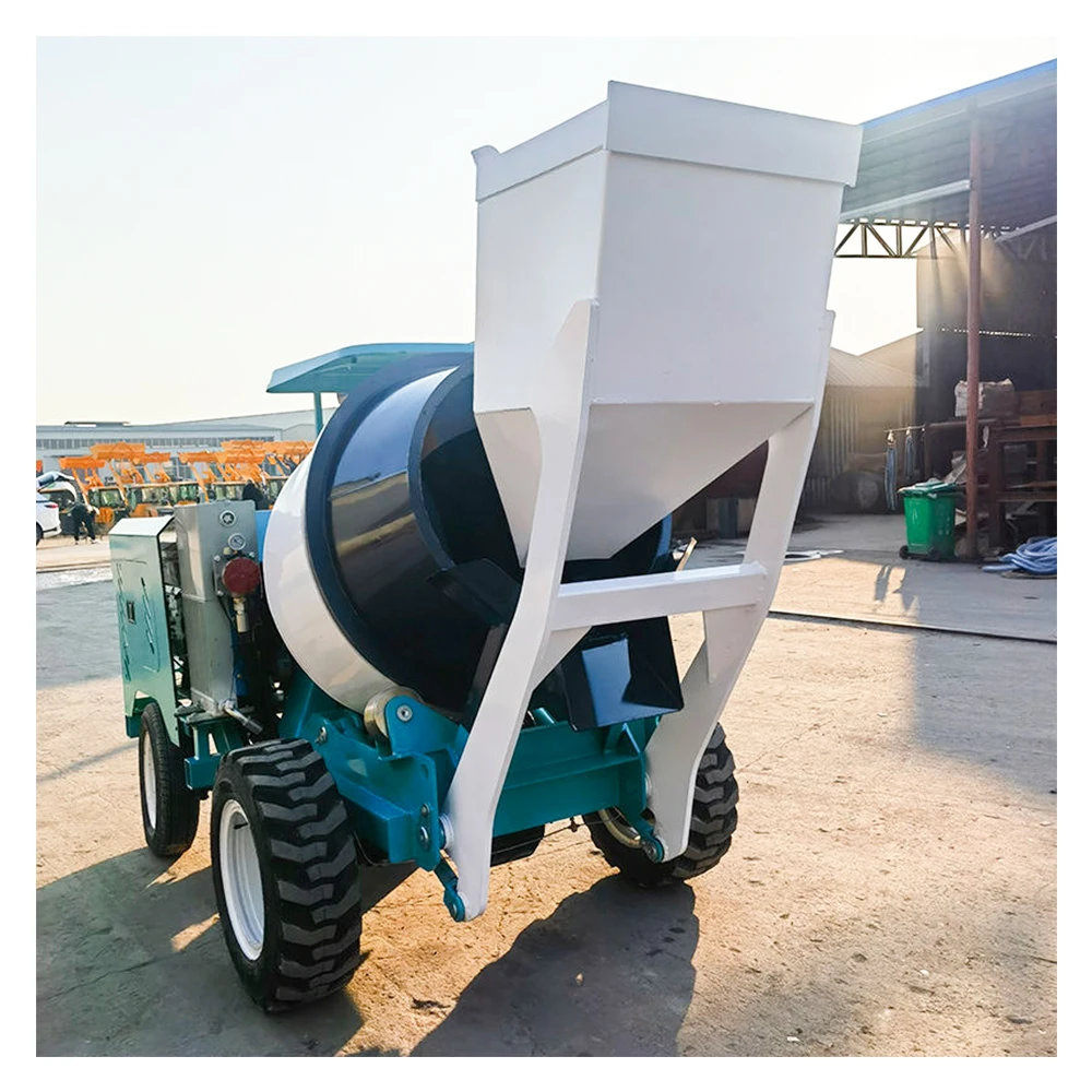 SQMG hot sale EPA mini self loading cement mixer 4wd diesel 500L smallest self loading car mixer price