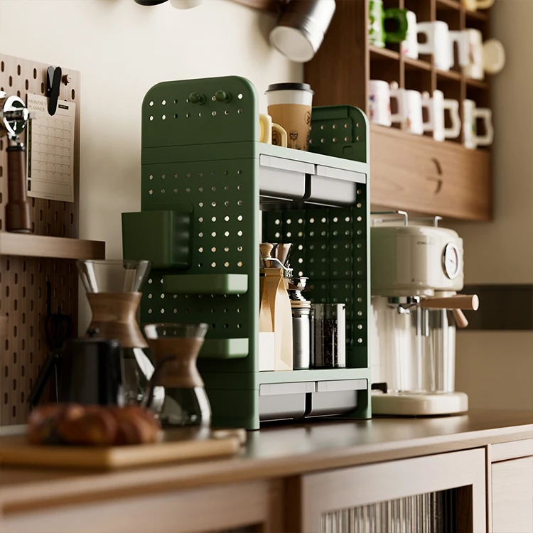 DIY Creative Shape Pegboard Study Table Pen Holder Desk Organize Accessories Hole Plate Shelfr Storage Box with