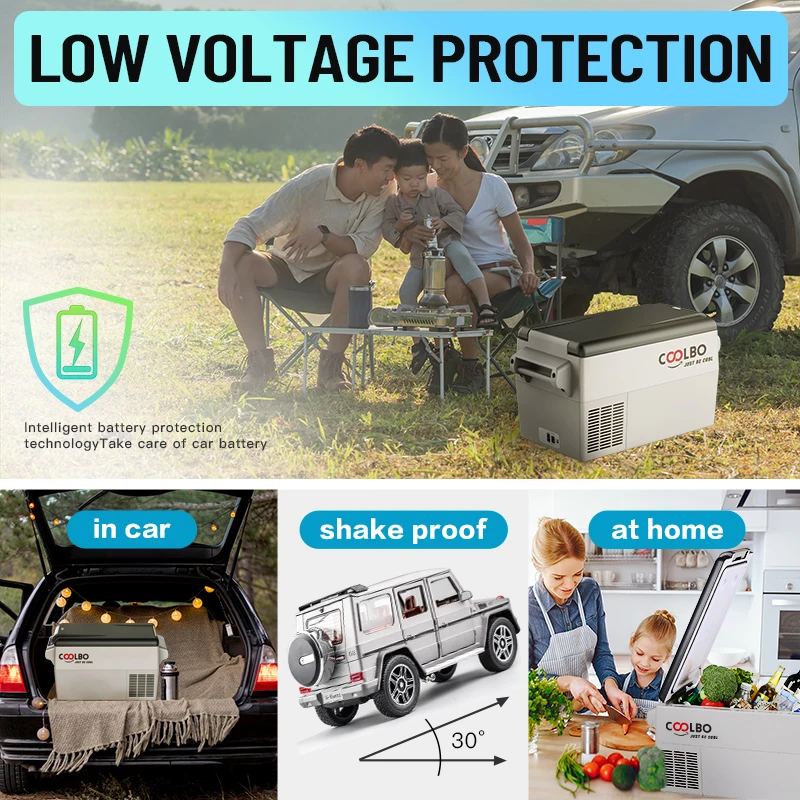 32l DC 50W 12/24v compressor car freezer car cooler freezer refrigerator for camping