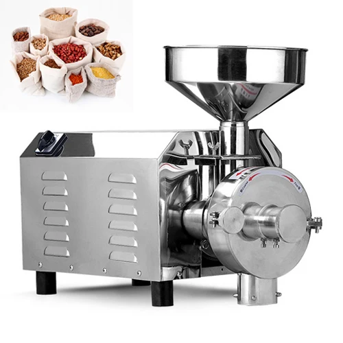 Full stainless steel Small home hand operated cereal Corn rice bean mill grinder for sale