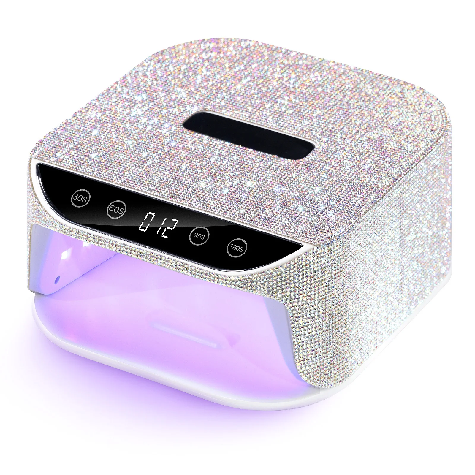 TSZS Rechargeable Nail Lamp Professional UV Led Lamp with Diamonds Nail Gel Polish Dryer Pedicure Machine LED Light