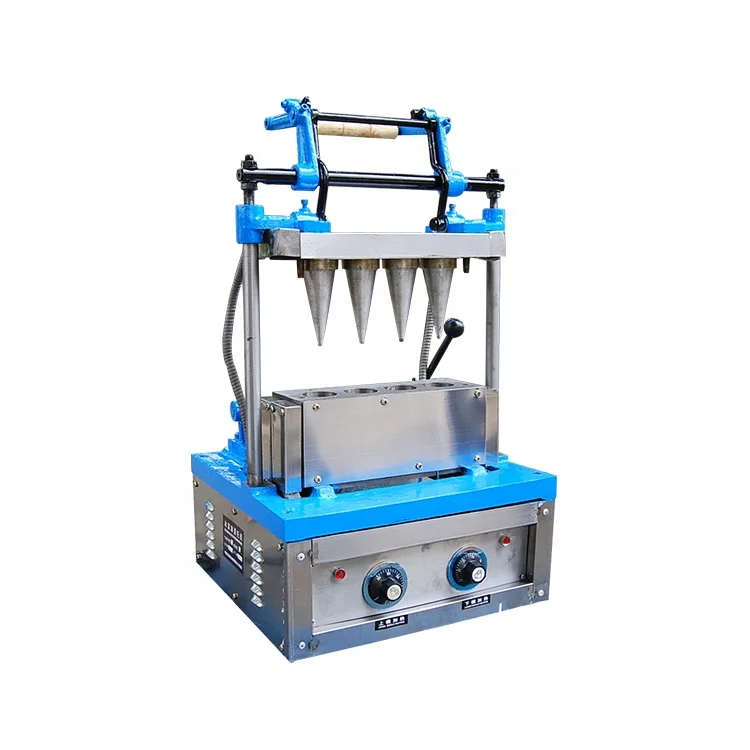 Best price pizza cone machine ice cream cone wafer biscuit maker making machine for sale
