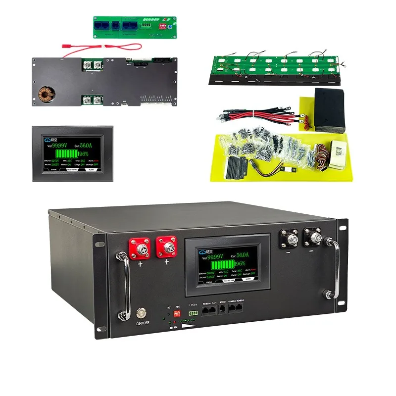 Solar Electricity Storage Batteries Metal Empty Box Apex 48V Diy 200Ah 230Ah 280Ah 320Ah 16S 200A Bms Lithium Battery Box