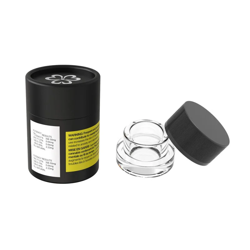 Luxury shatter square 1Gram jar concentrate packaging