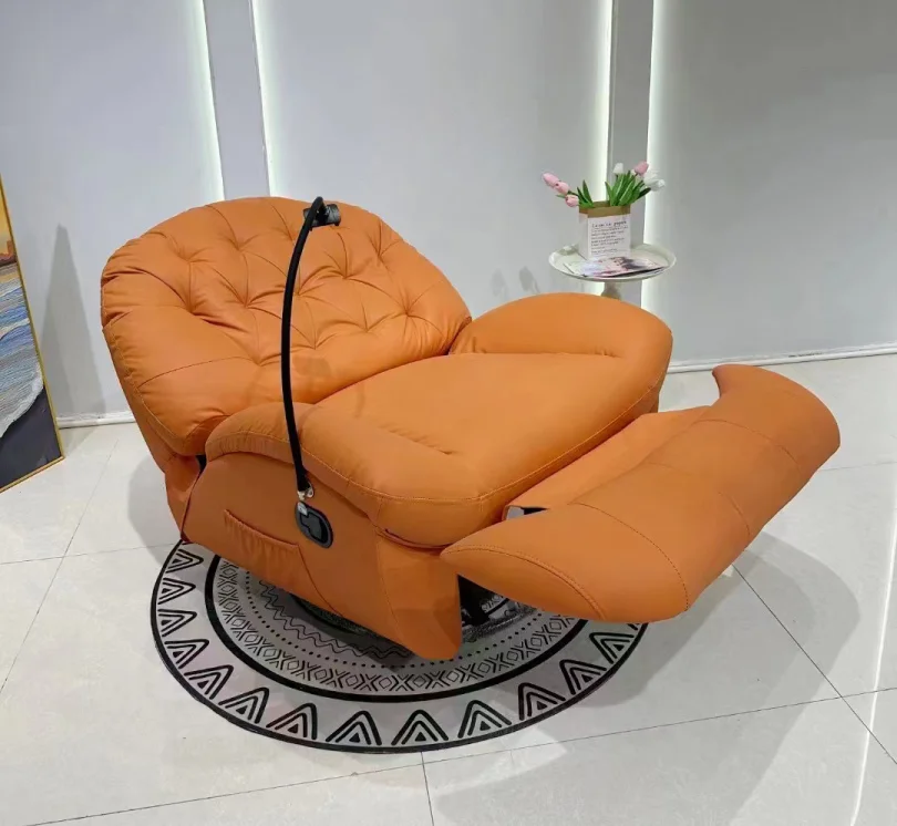 Modern Microfiber Fabric Multi-Functional Lazy Sofa Bed Smart Adjustable Sectional Recliner