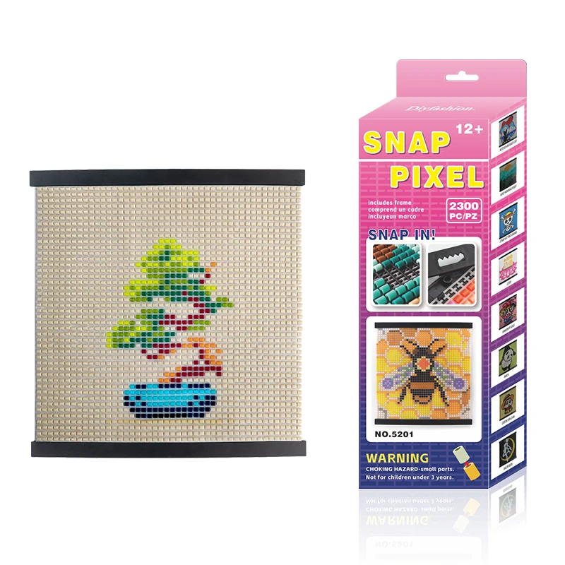 2024 New Trendy Perler PE Fuse Beads Canvas Cat Pattern Multi Colors No-Iron Fuse Bead Craft Masterpiece Kit For Kids And Adult