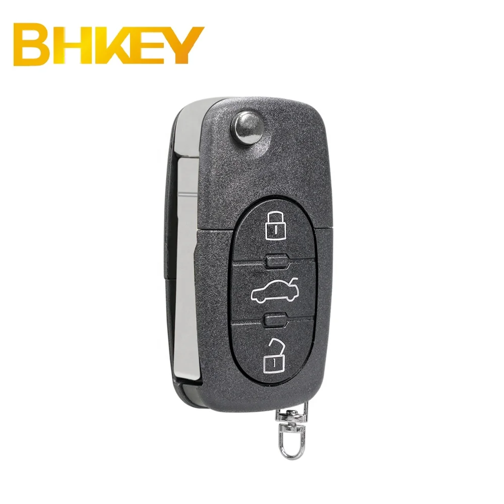 For Audi Flip Remote Car Key 2B 3B 4B 315Mhz 433Mhz ID48 Chip for A3 A4 A6 A8 TT S4 S6 S8