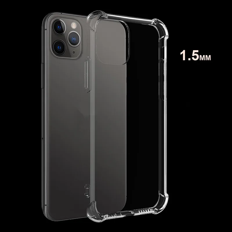 Promotion Anti-knock Soft TPU Transparent Clear Phone Case Protect Cover Shockproof Cases For Samsung