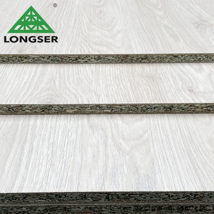 Melamine particle board for ceiling double sided melamine laminated particle board hmr particle board melamine 18mm