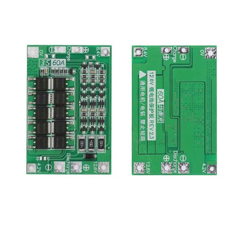 3S 4S 40A 60A Li-ion Lithium Battery Charger Protection Board 18650 BMS For Drill Motor 11.1V 12.6V/14.8V 16.8V Enhance Balance