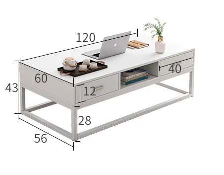 Wood Furniture Manufacturer Dropshipping Classical Mdf Wood Coffee Table