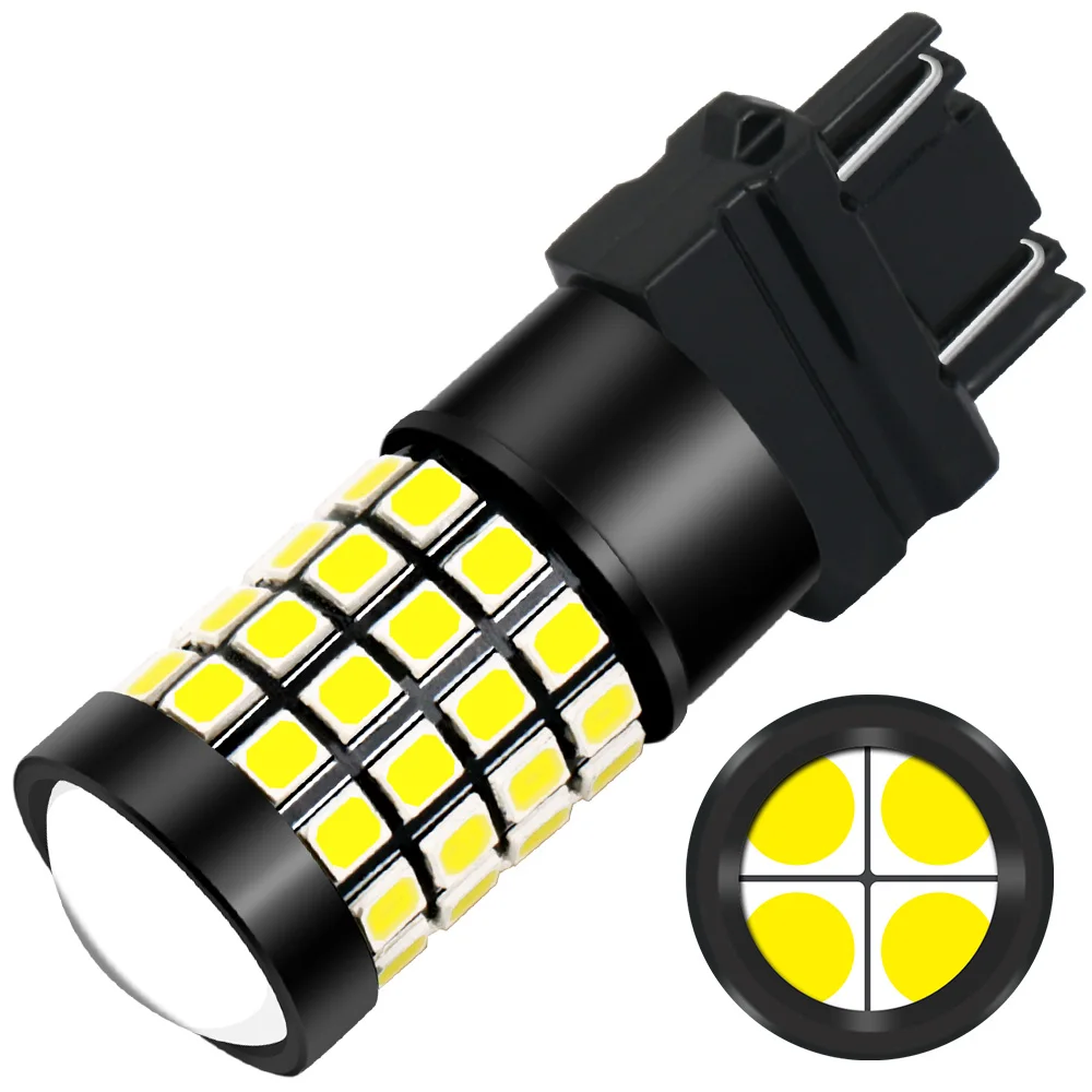 
Factory Supplying Led 3156 3157 T25 P27/7w 48smd 2835 4smd 3030 Auto Bulb 5.2w 532LM Brake Lamp Tail Light DJ082 -3157 