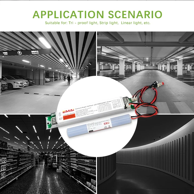 Shenzhen supplier LED emergency power supply  3W 6W 11W emergency driver  180mins  emergency driver kit for led light