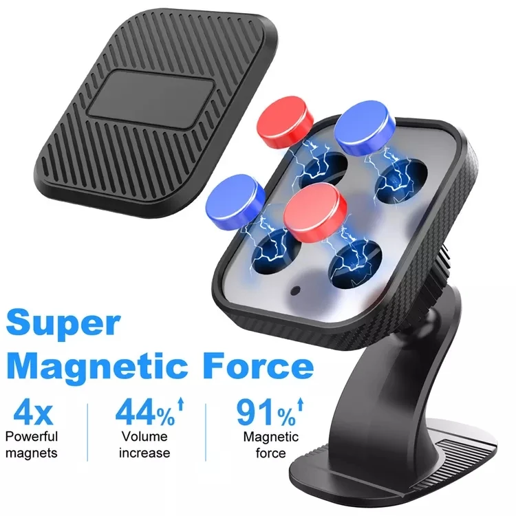 Magnetic Phone Car Mount Multi-Functional Phone Holder Stick On Car Dashboard Magnetic Car Mount Holder for mobile phone
