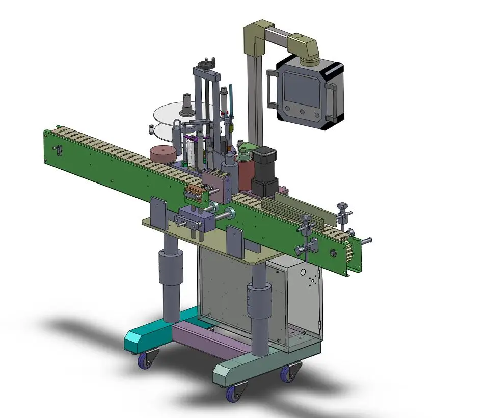 YM515 Automatic PET plastic glass bottle wrap around labeling machine for metal aluminum can sticker labeler