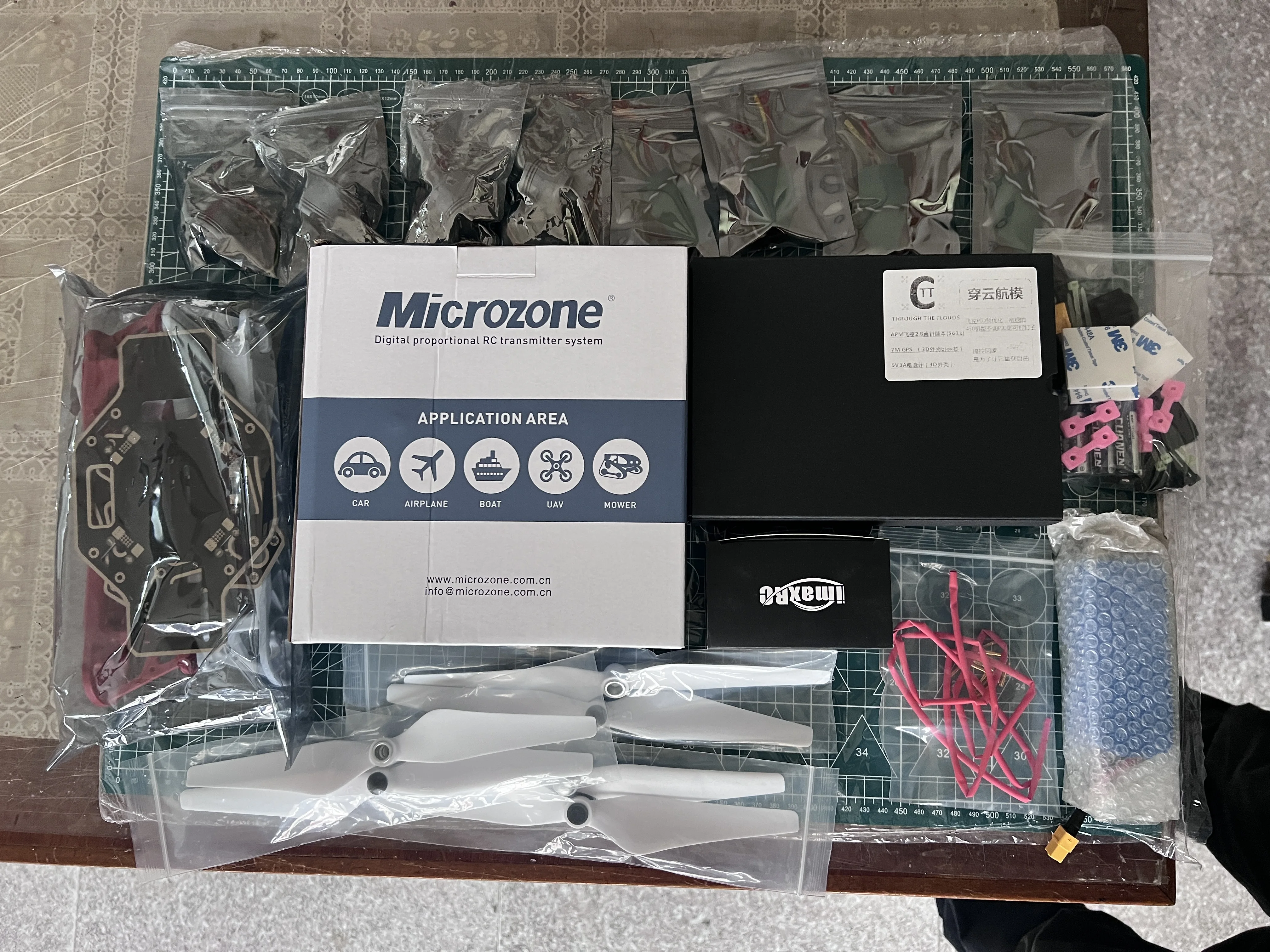 F450 450mm quadcopter frame kit with APM2.8 flight controller 7M GPS remote control aircraft combo kit ready to fly