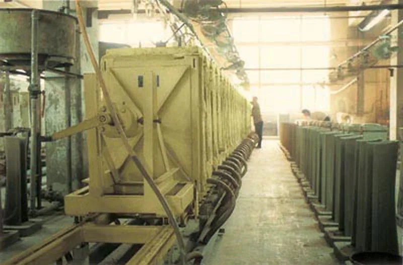 Sanitary Ware Casting Battery Bench for Washbasin Pedestal