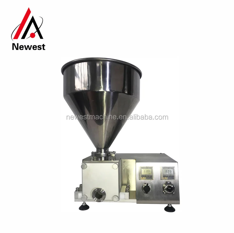 Manual Double Nozzle Cake decorating machine/Sandwich Biscuit filling machine/Jam Donut Filling Injector Machine