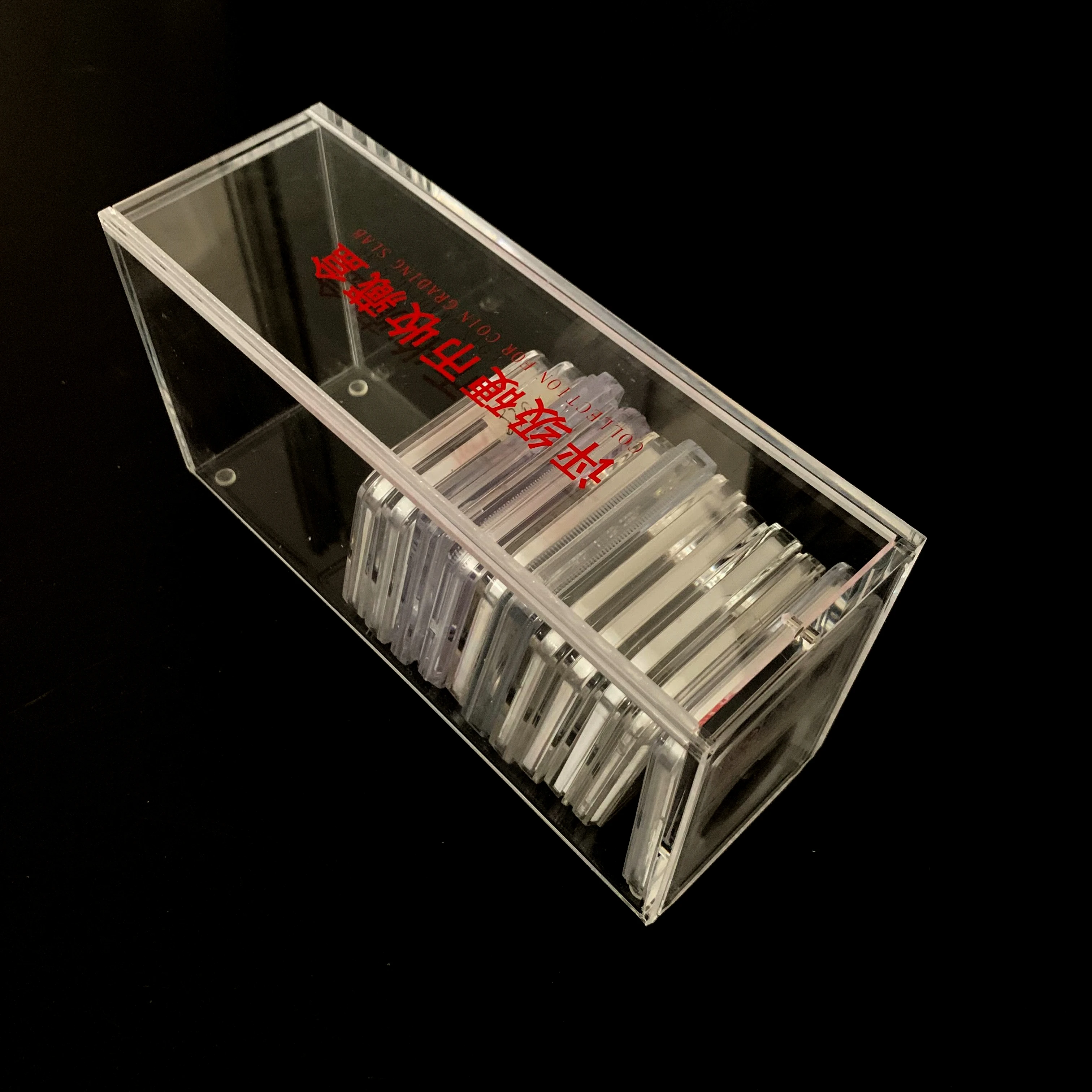 coin slab  acrylic coin holder collection box  collection slabs PCGS NGC