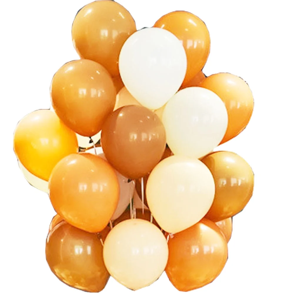 100pcs 10 Inch Retro Latex Balloon for Birthday Wedding Baby Shower Anniversary Jungle Party Decoration  Garland Kit
