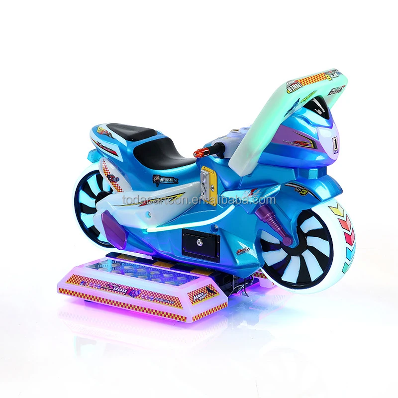 Toda crane machine Kids Speed Moto Game Machine Indoor Kiddie Rider Motorbike kids motorcycle simulator