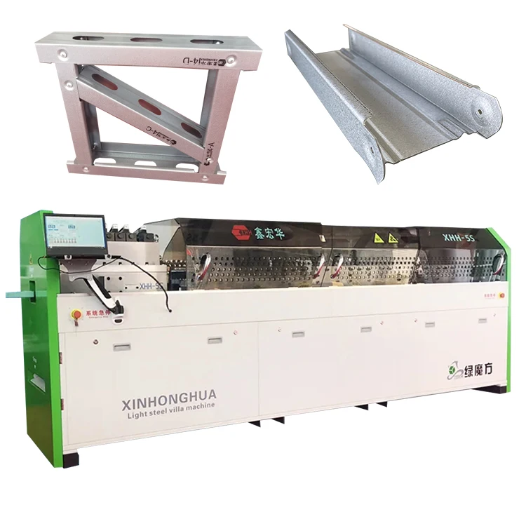 Structural Framing House Galvanized Steel Building Metal Frame Machine Manufacturers