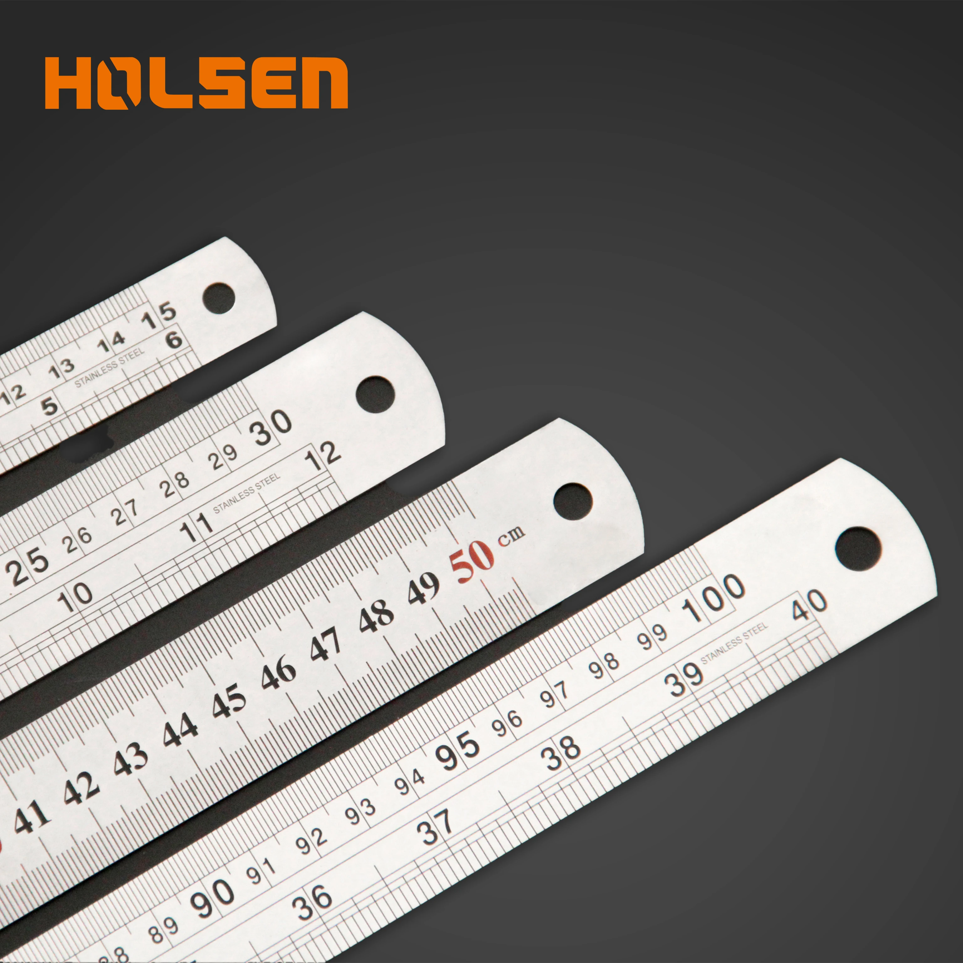 Holsen Professional 150-1000 мм прямое правило из нержавеющей стали