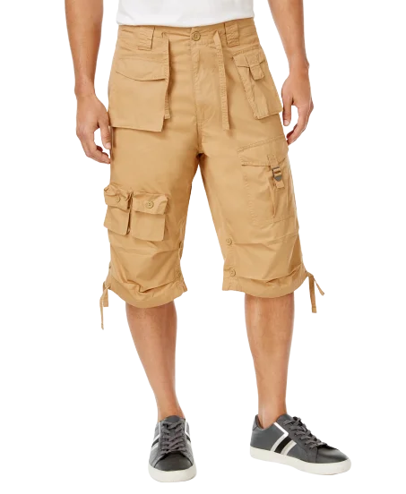 customize cargo Bermuda six multi pocket skinny loose short fashion work wear street wear hip ripstop twill cotton