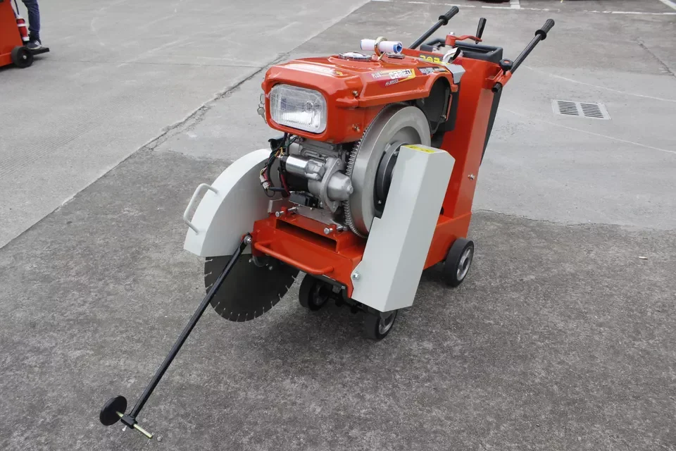 Portable 220mm Cutting Depth 260kg Concrete Joint Cutter Concrete Wall Cutter Portable Concrete Cutter
