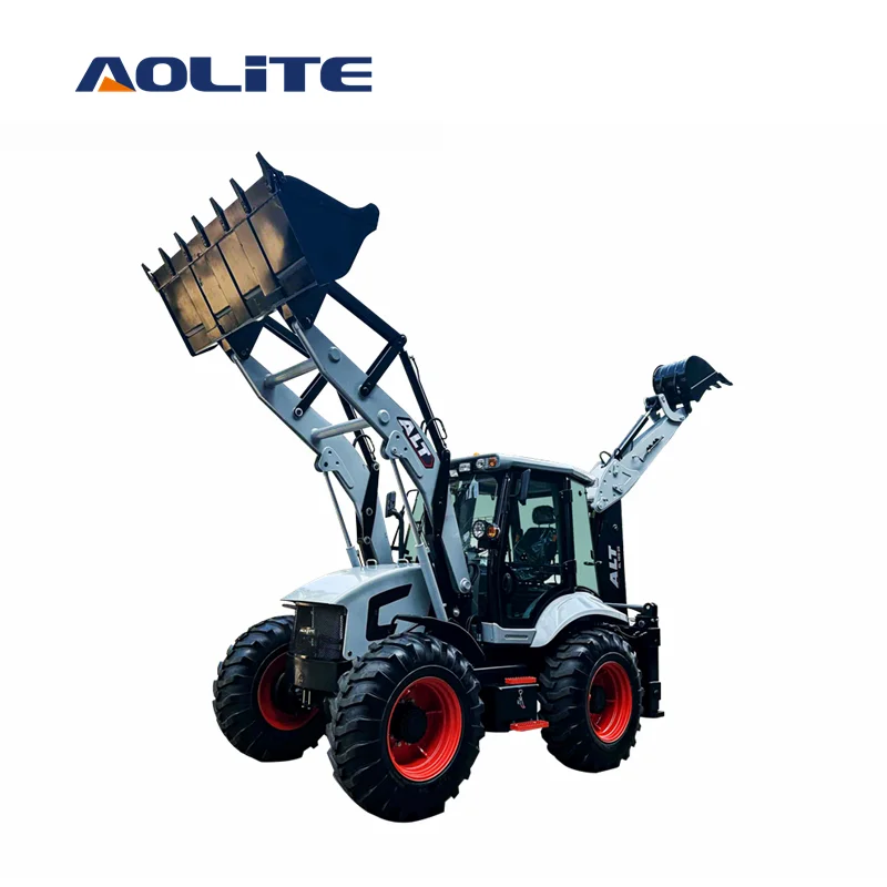 BL105-25 экскаватор-погрузчик AOLITE 4x4 колесный мини-экскаватор-погрузчик 1 т с оборудованием