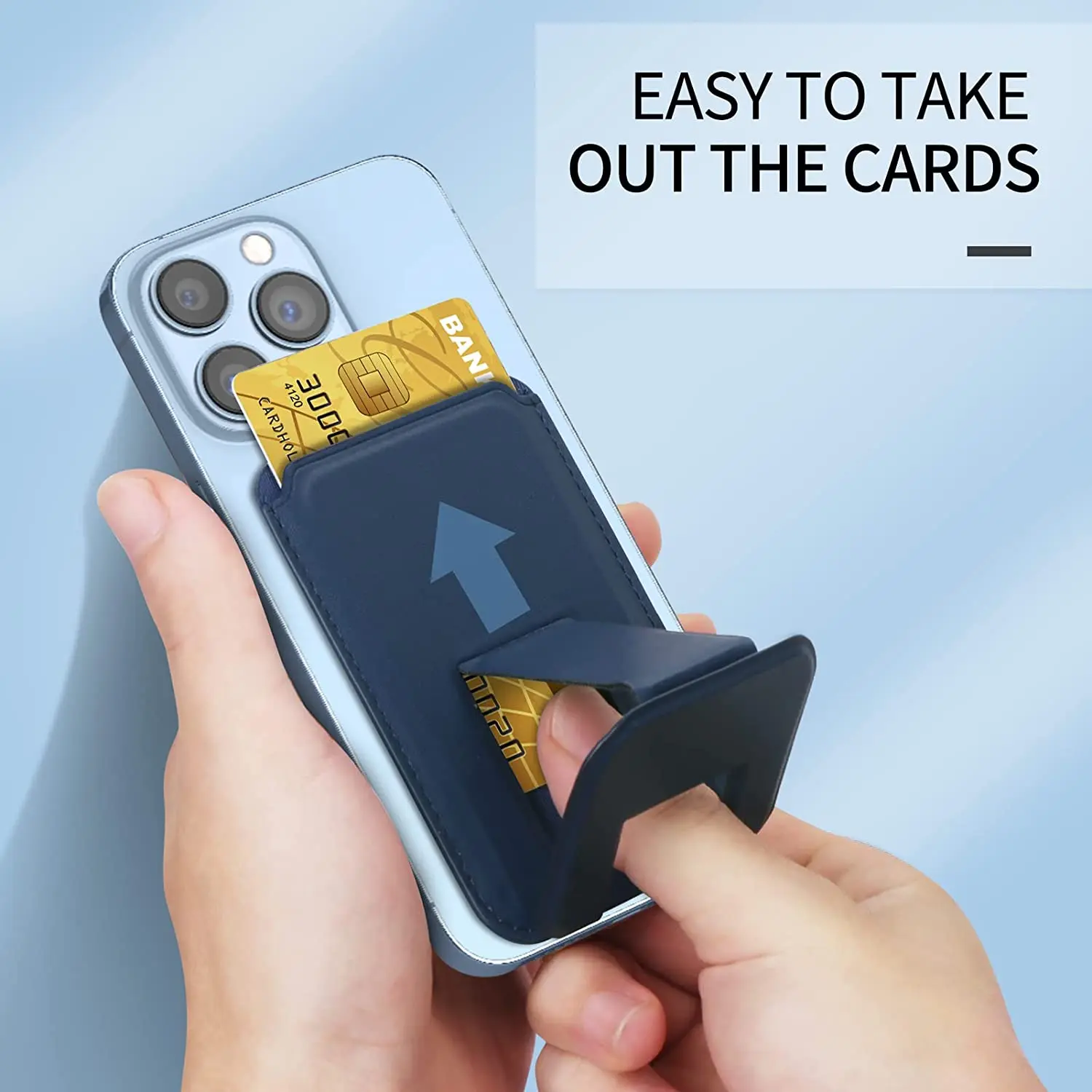 Лидер продаж 2022 чехол-подставка для карт Магнитный кожаный кошелек с Magsafe Iphone