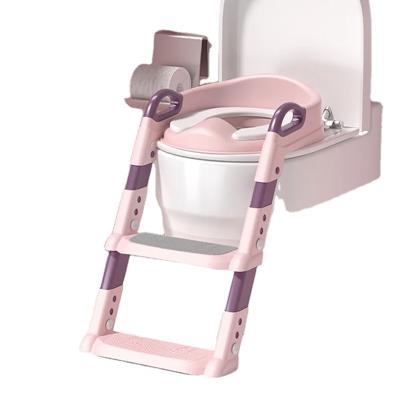 Wholesaley Promotion Baby Supplies Products Potty Training of Baby Potty Seat with Step Stool Ladder Toilet for Kids