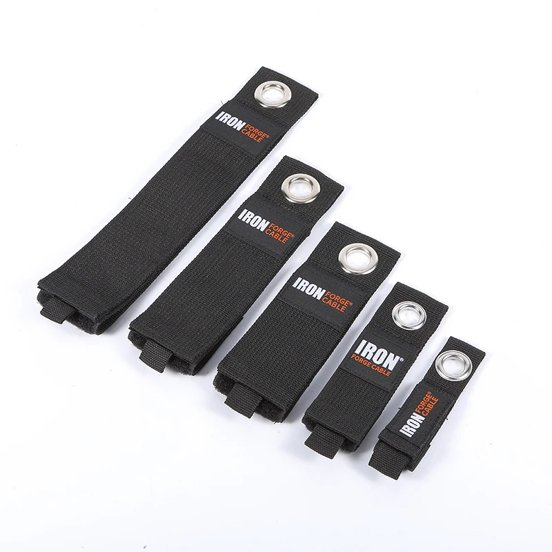 Heavy Duty Hook and Loop Buckle Strap with silicone on backside/ Rubberized Battery Straps Non-Slip