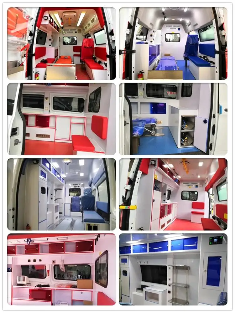 Jinbei Chassis Middle Roof toy0ta Diesel Engine Hospital ICU Transit Medical Clinic Ambulance
