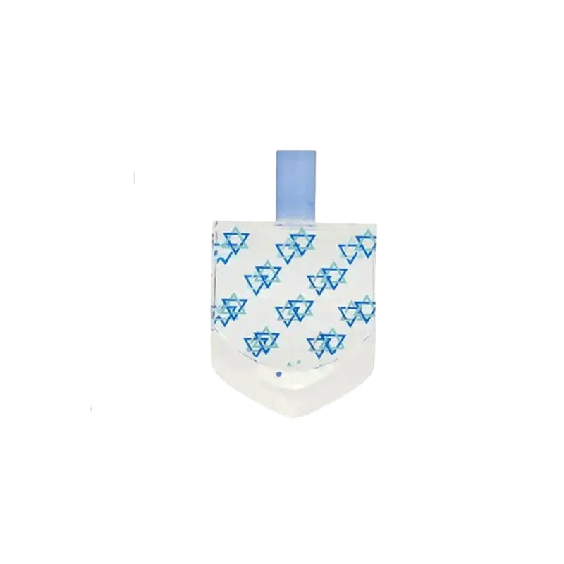 Jewish Chanukah Decorative Dreidels Acrylic Hanukkah Dreidels Crystal Acrylic Dreidels for Hanukkah Party Favors Desktop Decor