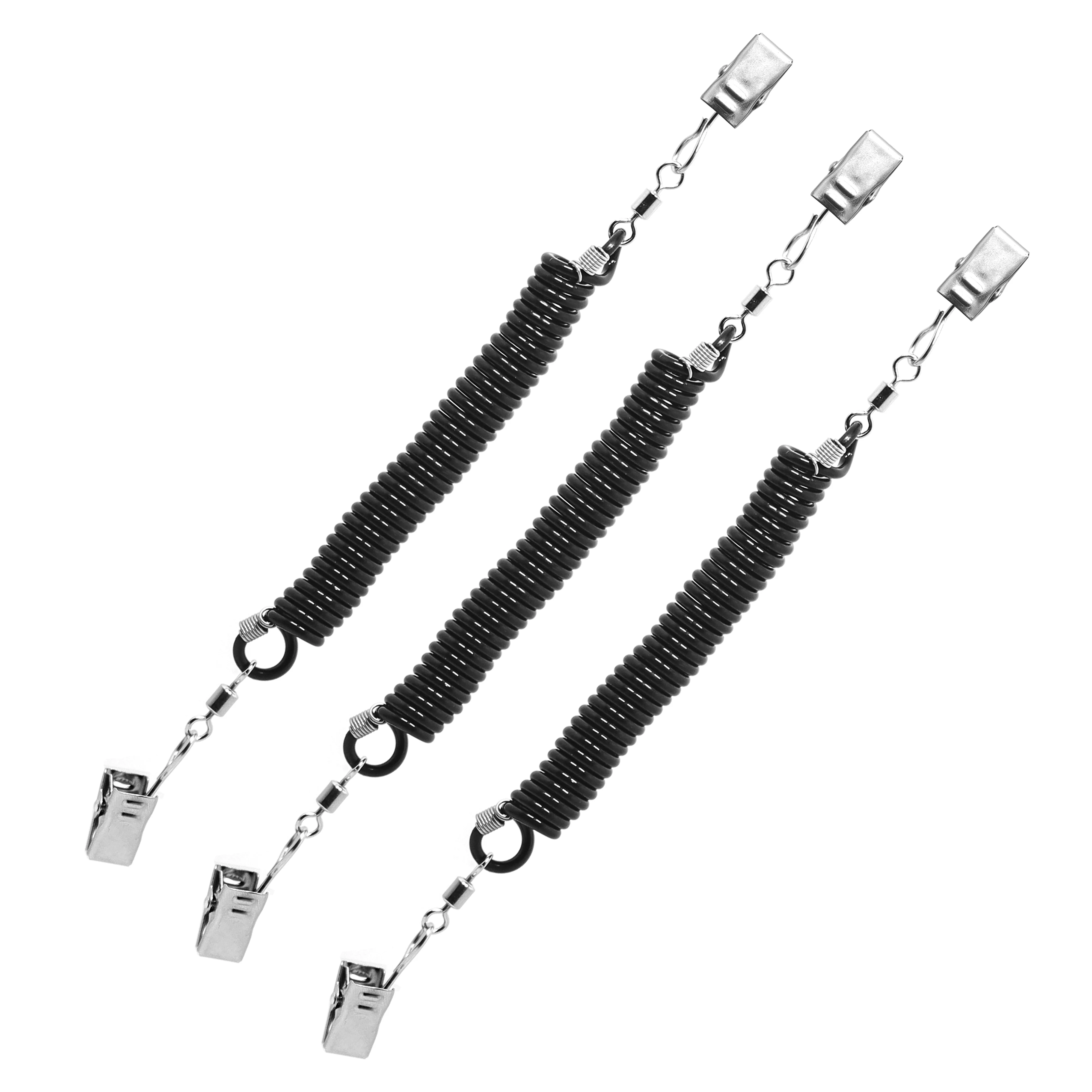 SAMSFX Fishing Boating Sailing Camping 3PCS Windproof Strap Clips Cap Anti-Lost Strap Hat Strap Clips Hat Chin Cord Retainer