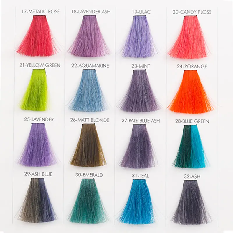 32  Colors  Semi Permanent Professional Hair Color Conditioner Cream