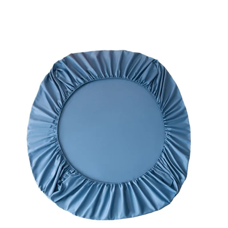 100% Cotton Brushed Fitted Sheet Set Solid Mixed Color Breathable Fitted Sheet Mattress Protector Bed Cover