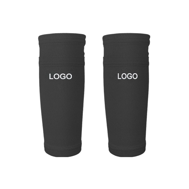 Factory Custom Elastic Soccer Shin Guard with Leg Guard Plate Flapper Sock Inserts Protective Football Gear Cycling Football Use