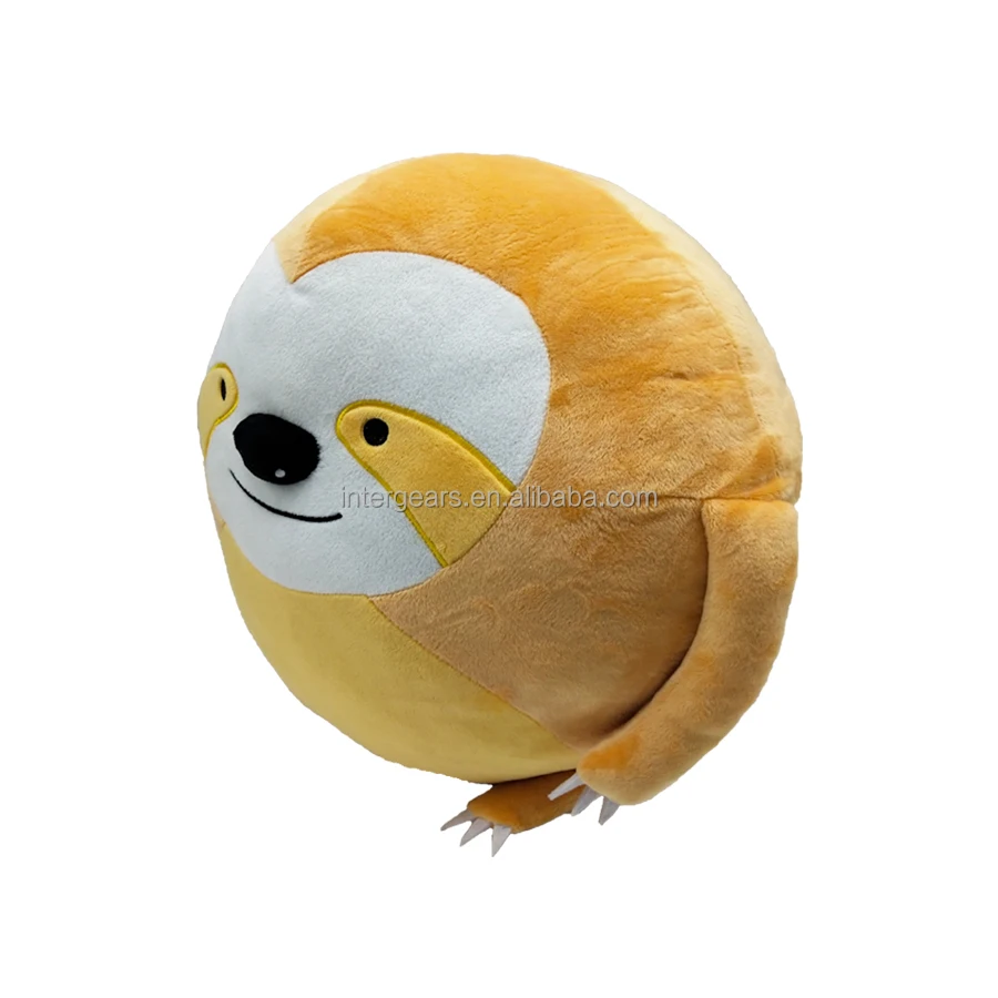 Customize Soft Toy Three Toed Sloth Plush Animals Stuffed Toys Sloth