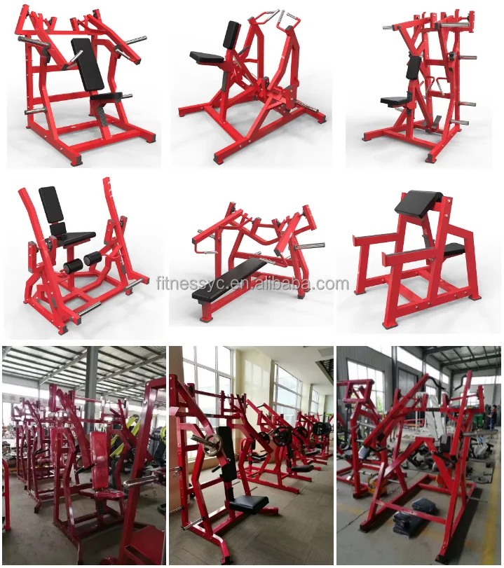 Hot Sale Best Quality Gym Equipment Iso-Lateral Bench Wide Chest Press For Bodybuilding YC-903