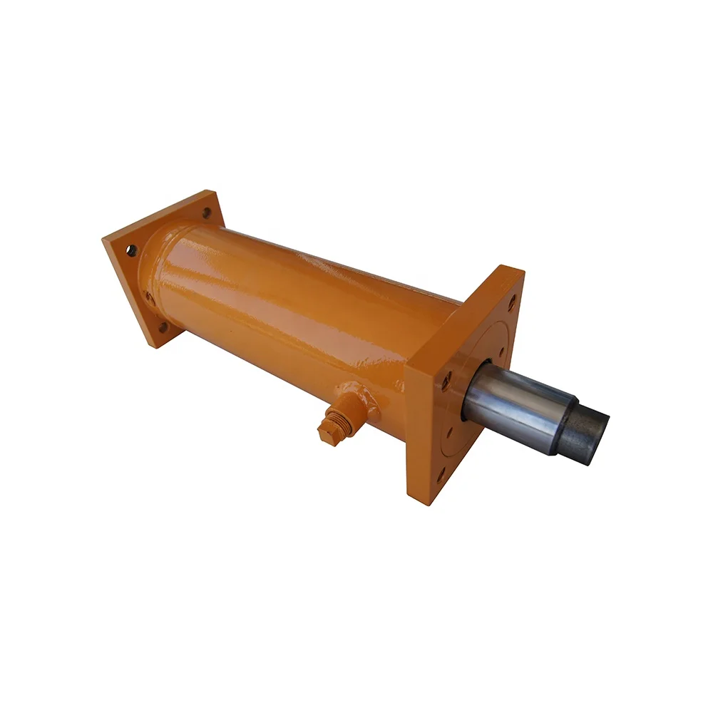 Customized American market Single Acting Welded Hydraulic Cylinder  High quality welded flange tractor loader hydraulic cylinder
