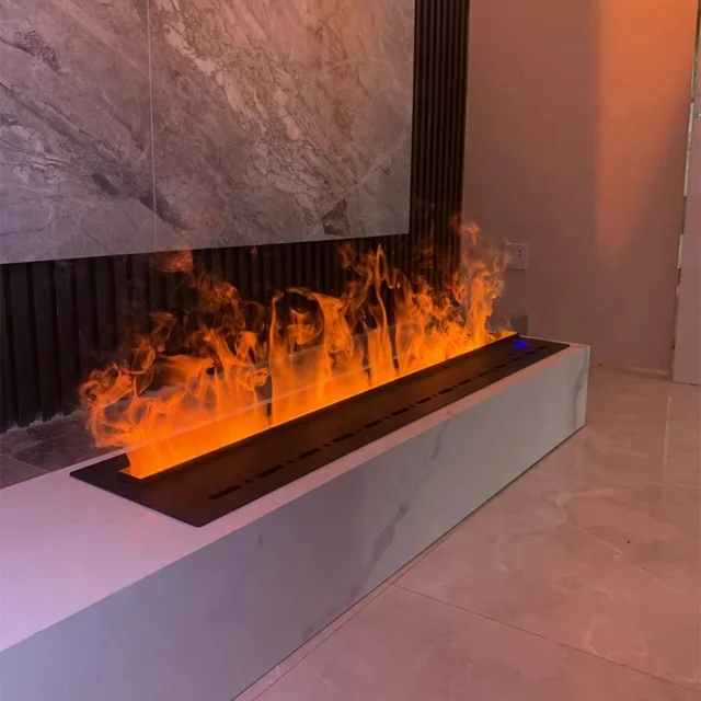  2021 художественные 3D камины с водяным паром индивидуальный водяной электрический камин на