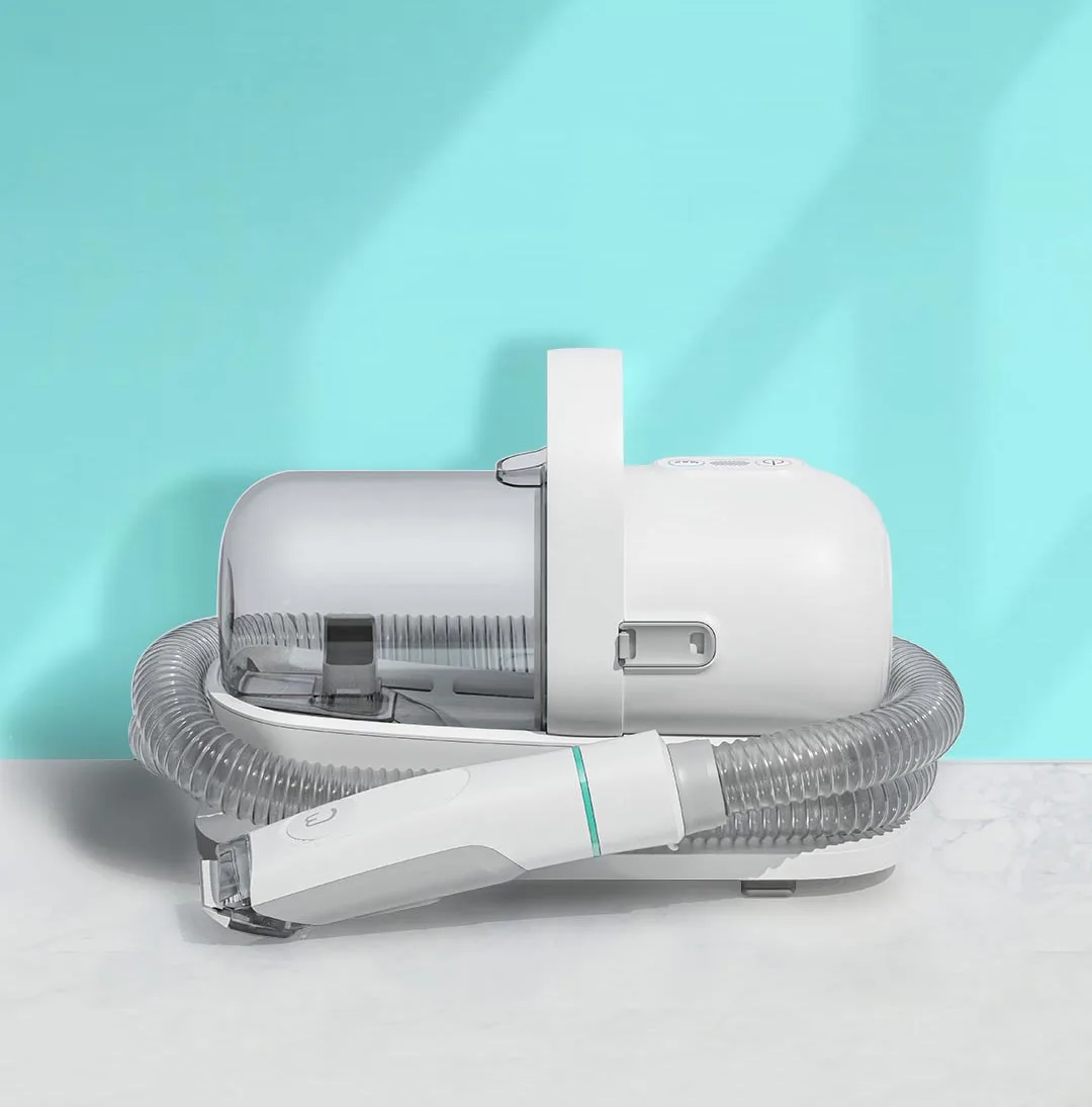 Hot Sale 5 In 1 Dog Grooming Kit Innovative Pet Vacuum Cleaner Tool Brush Trimming Clipper