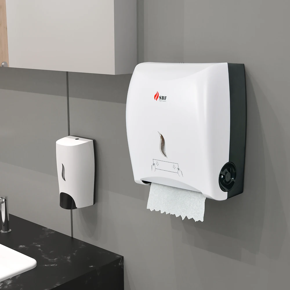 New Wall Mounted Automatic Touchless Hand Free Motion Activated Toilet Tissue Roll Paper Towel Dispenser