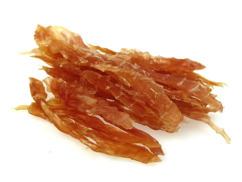 Natural dry Chicken Jerky Twisted Slices dog food