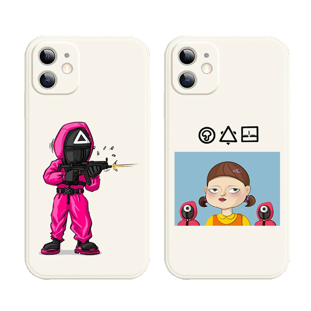Mobile Phone Shell 2021 Fashion For iPhone 12/13 Squid Game Case