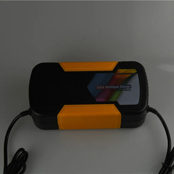 Светодиодное свинцово-Кислотное зарядное устройство для 2,5a 48 В 20 Ач 12 Ач 14 Ач для электрических велосипедных скутеров 220 В постоянного тока